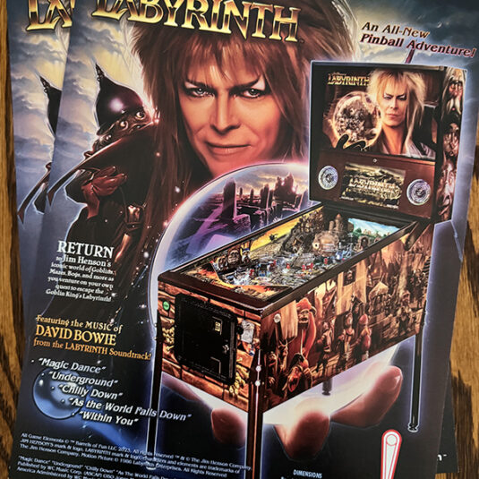 Labyrinth Machine Flyer set – Barrels of Fun