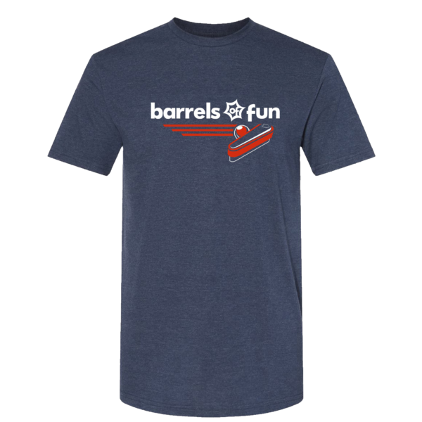 Navy Flipper and Ball Logo T-Shirt